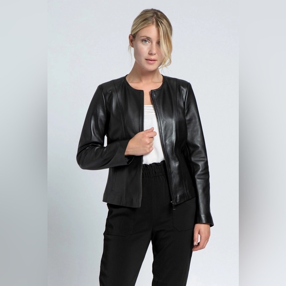 Bagatelle Womens Black Genuine - Jacket Soft (new with tag) - Picture 1 of 13